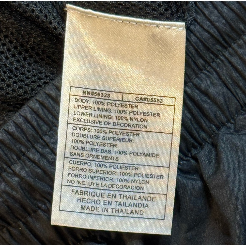 Vintage Y2K Nike Black Striped Baggy Skate Packable Track Pants Sweatpants Men M - Picture 6 of 12